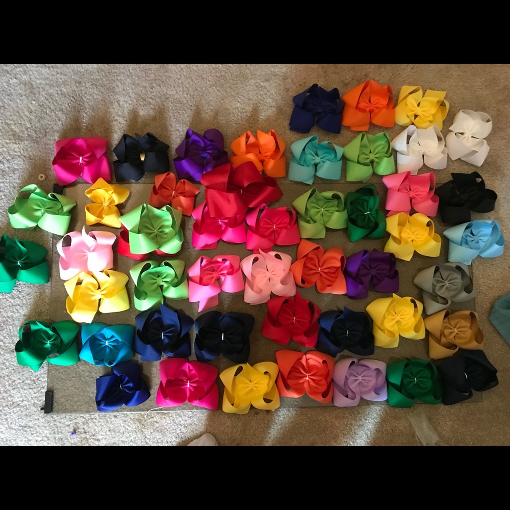 Hair bows.